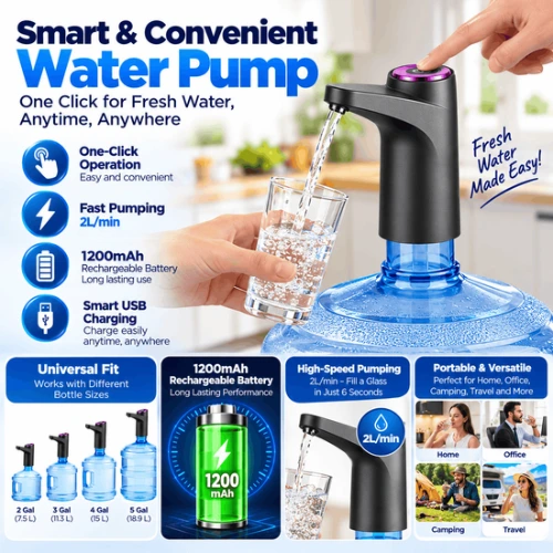 Electric Water Bottle Pump